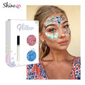 Shinein Wholesale Holographic Mixed Pink Hair Body Cosmetic Glitter With Box