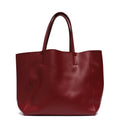 SC Marca De Luxo Sacolas De Couro De Vaca Designer De Couro Bolsas Mulheres Sacos De Ombro Moda Feminina Grande Capacidade Liner Bag