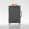 2025 Latest Wide Handle Aluminum Luggage case with Poured Wheels Front Opening Travel Bag Multifunctional Suitcase Oversea Stock