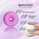 Spa Women's Present Set Relaxing Bath Spa Set for Women with Green Tea Oil Body Wash Body Shimmer Oil Purple Steamer Tablet