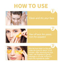 Jaysuing 24k Gold Eye Mask  Fading Fine Lines And Dark Circles Moisturizing And Firming Eye Mask