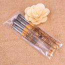 Yue conjunto de pincéis de maquiagem premium, 7 peças, sombra de olhos, mistura de manchas, contorno, delineador, sobrancelha, aplicador de maquiagem, kit de ferramentas