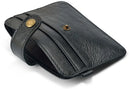 Carteira fina de couro genuíno dos homens pequena bolsa mini saco de dinheiro walet fino portomonee carteras carteira do homem titular do cartão