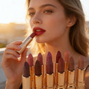 Wholesale Private Label  24 Color Long Lasting Vegan Lipstick Waterproof Matte Velvet High Pigment Custom Lipstick Cosmetics
