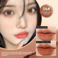 Private Label MINSHZEE OEM Customizable Double-Ended Lipstick & Liner Matte Vegan Transfer-Proof 2in1 Lip Liner with Lipstick
