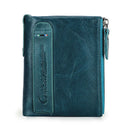 Contact's moda couro genuíno carteira feminina bifold titular do cartão moeda bolsa pequena bolsa feminina clipe de dinheiro masculino bolso carteiras