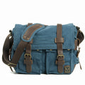 Retro Casual Canvas Bag Simple Men's Crossbody Large Capacity Computer Crossbody Shoulder Bag