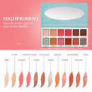 Las Chicas High Pigment Silky Smooth Paraben Free Vegan Cruelty Free 12 Color Eyeshadow Palette Makeup Palette