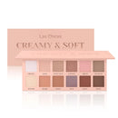 Las Chicas 12-Color Shimmer Matte Eyeshadow Palette Luminous & Metallic Finish Wholesale Pressed Powder Eye Makeup