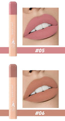 MAGIC CASA 4-Piece Matchstick Lip Gloss Gift Box Set Beauty Matte Lipstick Waterproof Non-Stick Cup Vegan Lip Glaze