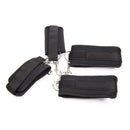Conjunto de restrição para bondage BDSM para mulheres, algemas e punhos no tornozelo, escravo na cama, perna aberta, brinquedos sexuais para casais, eróticos, sem vibrador