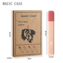 MAGIC CASA 4-Piece Matchstick Lip Gloss Gift Box Set Beauty Matte Lipstick Waterproof Non-Stick Cup Vegan Lip Glaze