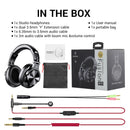 Oneodio a71 original estúdio dj fones de ouvido portátil com fio com música compartilhar porta graves profundos fone de ouvido estéreo para gravação