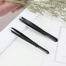 Personalized High Quality  Black Face Hair Trimmer Slanted Eyebrow Tweezers  With Comb