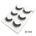 3 pares de cílios postiços naturais maquiagem grossa cílios de vison 3d reais extensão de cílios macios cílios postiços longos cílios de vison 3d