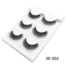 3 pares de cílios postiços naturais maquiagem grossa cílios de vison 3d reais extensão de cílios macios cílios postiços longos cílios de vison 3d