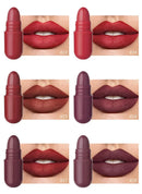 Magic Casa Capsule Lipstick 18-Color Set Long-Lasting Mini Matte Lipstick Set Waterproof Non-Stick Pencil Wholesale