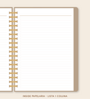 IMPRIMÍVEL Insert Planner - Lista em 1 Coluna
