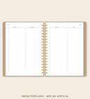 IMPRIMÍVEL Insert Planner - Mês na Vertical (datado 2026)