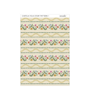 Cartela de Adesivos Folk Story Pattern 1