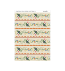 Cartela de Adesivos Folk Story Pattern 5