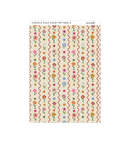 Cartela de Adesivos Folk Story Pattern 6