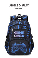 Mochila para menino com lancheira e estojo de lápis 3 peças bolsas escolares para meninos para estudantes do ensino fundamental meninos adolescentes