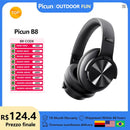 Picun b8 fones de ouvido bluetooth 120h playtime fone de ouvido sem fio bluetooth 3eq modo baixa latência chamadas mãos-livres sobre fones de ouvido