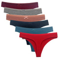 5 pçs/set calcinha de algodão g-string calcinha feminina sexy lingerie feminina tanga para mulher cor sólida calcinha íntima