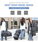 Bolsa de viagem, bolsa de grande capacidade, bagagem portátil ao ar livre, bolsa de viagem com rodas, bolsa de viagem unissex conveniente e prática