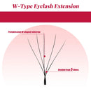 Extensões de Cílios FADVAN em Forma de W 3D/4D/5D/6D, Fans Pré-Montados, Florescimento Automático, Naturais, Macias e Profissionais