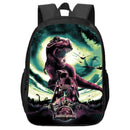 Animal World Tiranossauro Rex Dinossauro Dupla Camada Meninos e Meninas Mochila Escola Primária e Secundária Estudante Mochila