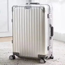 Personalização de alta qualidade 100% alumínio-magnésio viagem embarque rolando bagagem perfeita para spinner marca mala de viagem