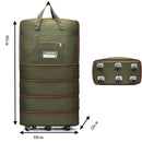 Bolsa de viagem dobrável, compartimento de bagagem, caixa de armazenamento de roda giratória, bolsa de bagagem telescópica de grande capacidade, bolsa noturna
