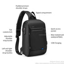Mochila Antifurto Impermeável Kingsons/Vgoal para Homens, para Laptop de 14/13.3 polegadas com Porta USB e Cadeado TSA