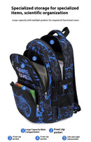 Mochila para menino com lancheira e estojo de lápis 3 peças bolsas escolares para meninos para estudantes do ensino fundamental meninos adolescentes