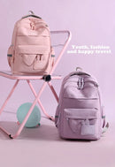 Fengdong-Saco Escolar de Grande Capacidade para Crianças, Mochila Bonito para Meninas, Kawaii Bookbag para Crianças, Presente dos Estudantes Primários