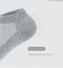 6 pares meias masculinas respiráveis curto tornozelo elástico cor sólida malha de alta qualidade negócios unisex sokken plus size EU38-47