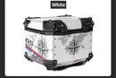 Universal Motocicleta Traseira Trunk Top Casos, Caixa De Alumínio, Bagagem, Mala, Moto Cauda Caixa, 65L, 55L, 45L, 36L