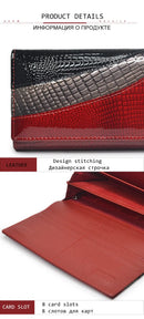 Hh carteiras femininas design da marca carteira de couro de alta qualidade feminino ferrolho moda jacaré longo carteiras e bolsas