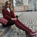 Talenza meias femininas finas meia-calça super elástica tamanho grande leggings vermelho feminino sexy collants primavera outono inverno