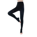 Meia-calça de compressão médica 34-46mmhg mulheres coxas dedo do pé aberto classe 3 suporte de pressão meia de veias varicosas plus size