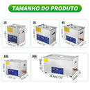 Limpador Ultrassônico 2L 3L 6L 10L 15L 22L 30L, Banho de Lavagem Ultrassônico Aquecido para Uso Doméstico e Comercial