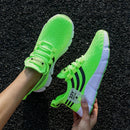 Homens sapatos esportivos casuais respirável tênis leves ao ar livre malha preto tênis de corrida atlético jogging tenis sapatos caminhada