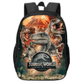 Animal World Tiranossauro Rex Dinossauro Dupla Camada Meninos e Meninas Mochila Escola Primária e Secundária Estudante Mochila