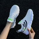 Homens sapatos esportivos casuais respirável tênis leves ao ar livre malha preto tênis de corrida atlético jogging tenis sapatos caminhada
