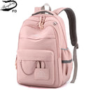 Fengdong-Saco Escolar de Grande Capacidade para Crianças, Mochila Bonito para Meninas, Kawaii Bookbag para Crianças, Presente dos Estudantes Primários