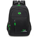 Mochila estilo neutro adequada para deslocamento, com vários zíperes para viagens de negócios, viagens de negócios, mochila de ombro duplo