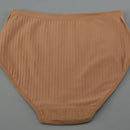Calcinha de algodão de cintura alta macia roupa interior para mulher respirável plus size mulher briefs lingerie feminina calcinha listrada