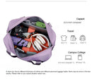 Bagagem expansível com roda universal, grande capacidade, separação seca e molhada, armazenamento, viagem, fitness, bagagem leve